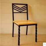 吧椅 餐椅 实木铁艺酒吧椅 美式复古简约时尚靠背椅办公椅