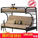 特价欧式铁艺上下床双层床成人高低床折叠两用子母床组合床两层床