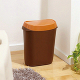 日本进口家用垃圾桶创意卫生间垃圾筒客厅长方形迷你桌面纸篓有盖