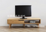 设计师实木家具 韩式实木电视柜原木储物柜玄关桌咖啡桌北欧边柜