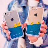 卡通苹果iphone6s plus手机壳6s手机保护壳SE/5s保护套液体大黄鸭