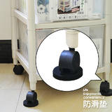 日本KM EVA塑料防震防滑防潮圆形凳脚垫 加厚静音 家具桌椅保护垫