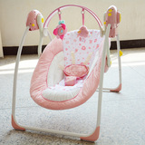 新生婴儿电动摇椅千秋安抚椅摇床儿童平躺椅宝宝椅0-6月摇篮