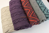 外贸纯棉针织毯子，秋季加厚毛巾被，学生午睡午休办公盖毯