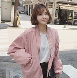 2016春装新款韩版短款卫衣学生夹克太空棉棒球服情侣装外套男女潮