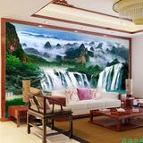 大型壁画 客厅卧室沙发电视背景墙pvc墙纸壁画大型风水画聚宝盆