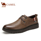 Camel/骆驼男鞋 日常休闲磨砂皮系带男鞋 春季新款