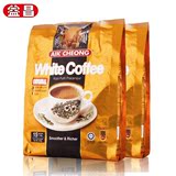 马来西亚 益昌老街 3合1速溶白咖啡(原味) 白咖啡600g X 2包组合