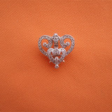 新款diy珍珠配件 银镀白金 猴头毛衣链卡扣 长珍珠项链夹扣隔片