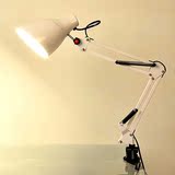 美式长臂全金属质感简约可装LED长臂折叠学习护眼台灯特价包邮