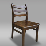 现货黑胡桃色 pottery HH 美式全实木 美国水曲柳 白蜡木109餐椅