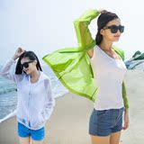 夏季防晒衣长袖正品透明防晒衫女装超薄短外套沙滩防晒服防紫外线
