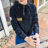 16春季韩版夹克男装夏季防晒衣青年棒球服上衣服开衫带帽薄款外套
