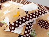 包邮法兰绒1.2米 1.5米长 可爱法莱绒双人枕套珊瑚绒枕头套150cm
