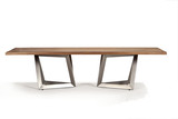 美式loft铁艺实木烤漆餐桌长方形餐桌椅组合户外现代小户型饭桌08