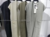 韩国MACQNF 新款纯色宽松针织开衫韩版显瘦针织马甲外套女MQ1621