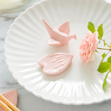 樱花陶瓷 筷子架 筷托 创意 日式 二用 摆台 餐具  zakka