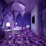 600克3D工程印染印花地毯个性卧室满铺时尚主题宾馆酒店KTV定制