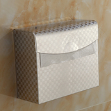创意厕所卫生纸盒擦手纸盒挂式卫生间纸巾盒不锈钢防水方形厕纸盒
