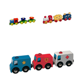 满68包邮 木制迷你小汽车玩具 可兼容宜家/BRIO/托马斯轨道