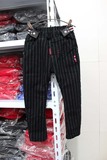 韩版2014冬装新款儿童男童学院风条纹加绒加厚长裤西裤