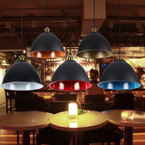 工矿灯灯罩复古餐厅吊线灯吧台酒吧办公室彩色反光罩水果店超市