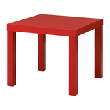 鉴赏宜家 IKEA 拉克 边桌(55x55x45 白褐粉桦黑灰红)宜家专业代购