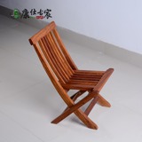 限时特价花梨木小折叠椅子儿童靠背椅休闲沙滩椅实木古典红木家具