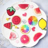 独家新品可爱西瓜柠檬立体水果创意冰箱贴磁性贴儿童早教磁贴磁铁