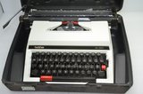大提箱 brother M-1800日本进口兄弟牌宽行老式机械打字机 P0088