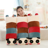 艾睿兔可爱卡通兔子熊猫枕头单人双人枕毛绒玩具大抱枕靠垫可拆洗