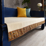 简约现代中式红木沙发坐垫实木全盖沙发巾布艺客厅四季通用套定做