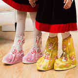 雨天儿童防水防雨鞋套 小孩子加厚底防滑耐磨雨鞋 学生雨鞋套包邮
