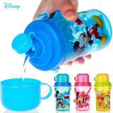 儿童直饮水杯夏季学生水壶防漏带盖便携大容量迪士尼塑料运动水杯