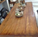 吧台板台面板餐桌工作台窗台写字桌面隔板定制纯实木大板老榆木板