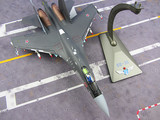 49厘米苏35合金飞机模型 SU35战斗机模型 办公室摆件收藏品 1：48