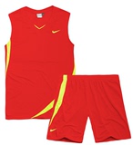 品牌夏季男篮球服套装速干背心短裤比赛服男V领篮球衣服大码印号