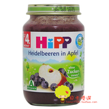 清仓 德国喜宝HiPP有机苹果蓝莓水果泥 190g 婴儿果泥 4个月 4310