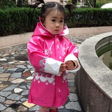 特价礼品 韩版时尚儿童雨衣 连帽女童雨衣高质量儿童雨衣