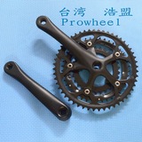 台湾浩盟Prowheel 30-42-52T齿公路车折叠车自行车3片式方孔牙盘