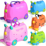 英国高盛贝拉奇儿童旅行箱 宝宝行李箱可骑可坐拖拉拉杆箱玩具