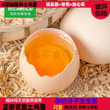 【誉福园】橘园散养农家新鲜土鸡蛋孕妇月子草鸡蛋40枚 破损包赔