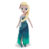 美国代购迪士尼正品冰雪奇缘艾莎Elsa六一儿童节礼物毛绒玩具娃娃