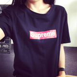 2016夏季新款韩版学生衣服短袖T恤潮上衣supreme