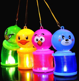 包邮益智彩虹圈叠叠乐经典儿童成人玩具带灯笼魔力弹簧圈儿童玩具