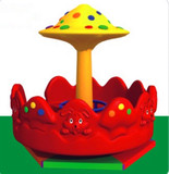 幼儿园塑料转椅 蘑菇转椅八座儿童转椅12座大型户外玩具