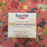 现货美国代购 Eucerin优色林 辅酶Q10抗皱保湿面霜 48g 敏感肌肤