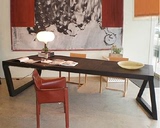 美式乡村复古实木餐桌LOFT风格铁木组合书桌办公桌电脑桌简约工业