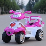 儿童电动车三轮四轮摩托车带遥控童车婴儿玩具可坐宝宝室内碰碰车