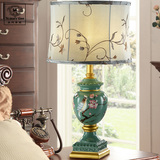 圣玛 美式欧式台灯卧室床头灯 奢华客厅创意婚房温馨结婚台灯新品